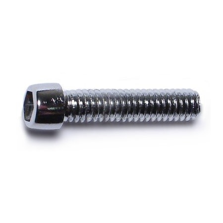 #8-32 Socket Head Cap Screw, Chrome Plated Steel, 3/4 In Length, 10 PK